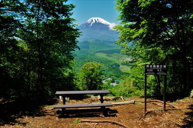 迫力のある富士山を楽しめます