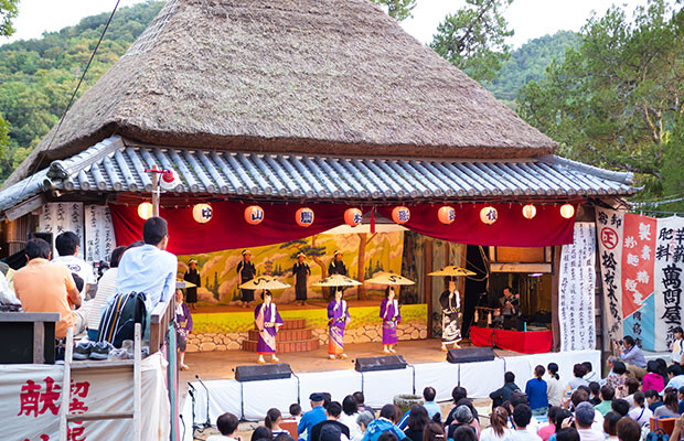 毎年10月に開催される中山の農村歌舞伎。（撮影：坊野美絵）