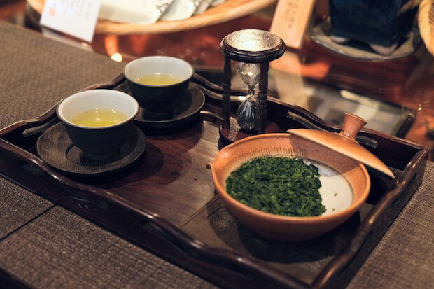 「日吉銘茶」をはじめとしたお茶の試飲サービス