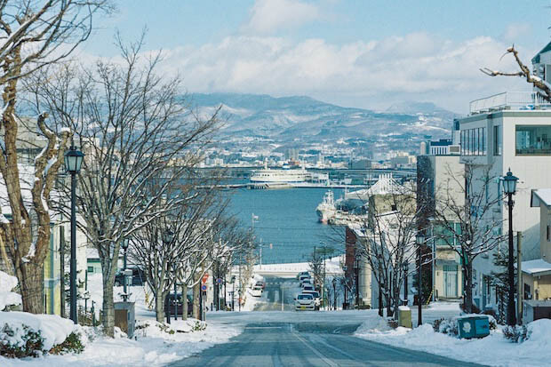 北海道函館市の歴史的建造物が多く残っている西部地区