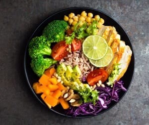 炭水化物・脂質・タンパク質・野菜を全て食べる