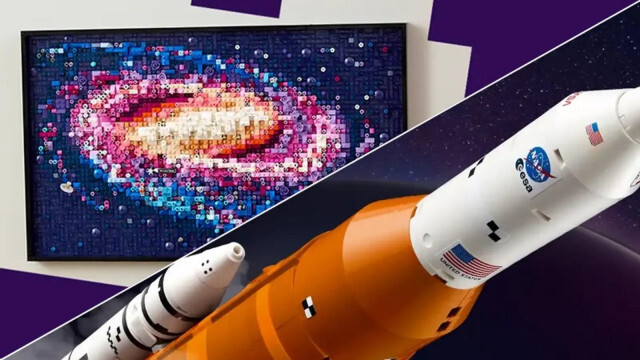 宇宙好きなあなたに…レゴの新作は天の川銀河3DアートとNASAロケット