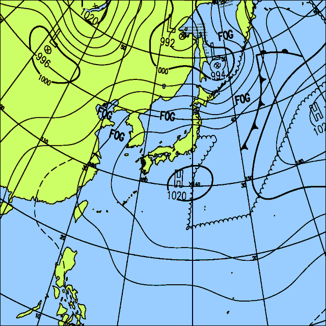 今日は晴れる所が多いが、北日本や北陸で荒天のおそれ