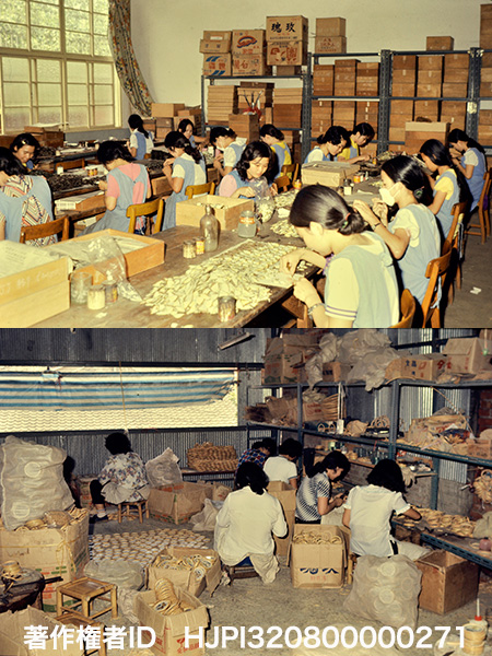 蝶の加工工場　1970