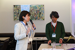 藤木さんの質問にわかりやすく回答する古田さん