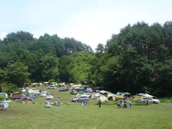 夏のキャンプ場