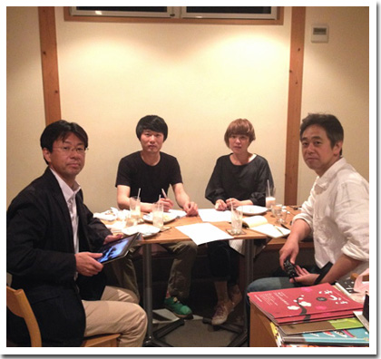 写真左から、村田さん、HARCO、Quinka、村松さん