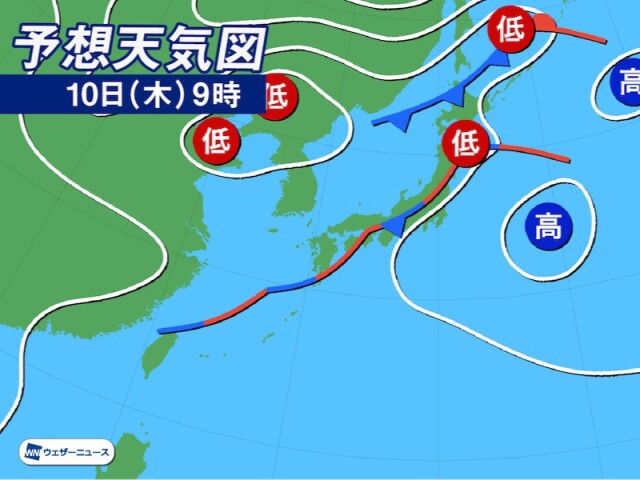明日10日 木 の天気 全国的に雨降りやすく 厳しい残暑は落ち着く コラム 緑のgoo