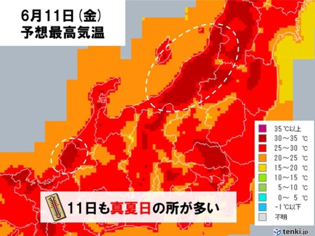 北陸 あす11日も厳しい暑さ 土日は曇りや雨 梅雨前線はどこへ コラム 緑のgoo