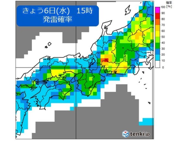 関西 きょう水曜日は晴れていても急な雨や雷雨に注意 あす七夕は大体晴れる コラム 緑のgoo