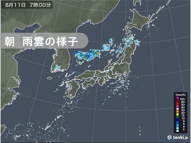 けさ岐阜県で6時間降水量0ミリ超 東北北部や北海道はお盆も警戒 コラム 緑のgoo