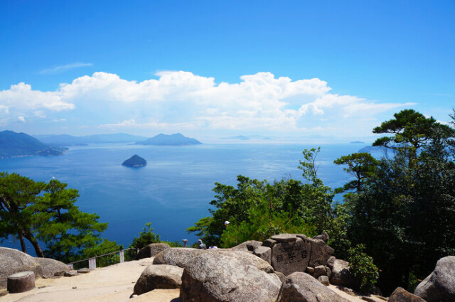 獅子岩展望台から見る瀬戸内海の絶景は必見
