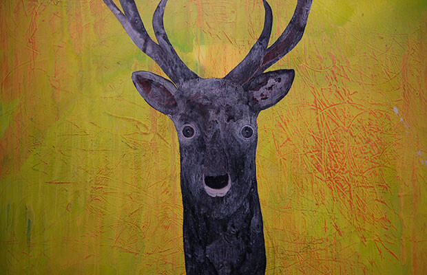 『Deer in the Forest ４』の部分
