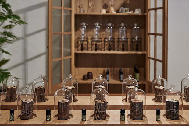 「森の香りの研究所」のコーナー　Photo: Masayuki Hayashi