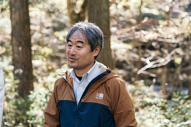 〈三田農林〉５代目取締役社長の三田林太郎さん。