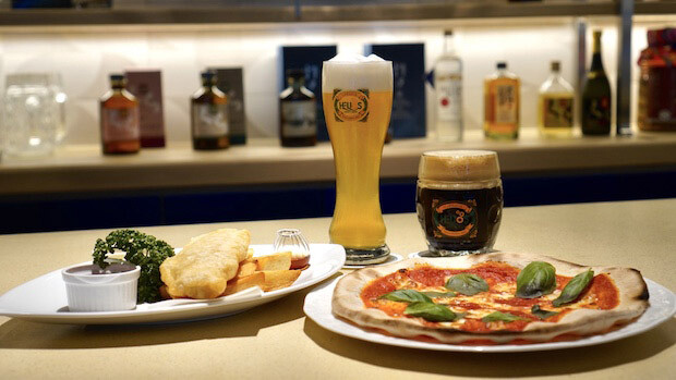ビールはレギュラー650円、トール950円、マース1,800円