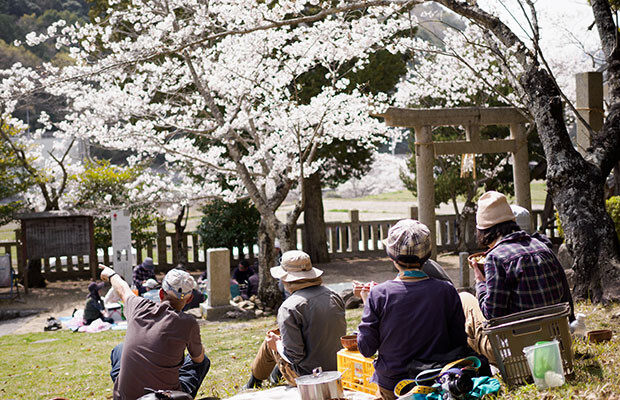 やっぱり日本の春の花の主役は「桜」ですかね。今年もみんなでお花見しながら、まかないごはんを食べました。