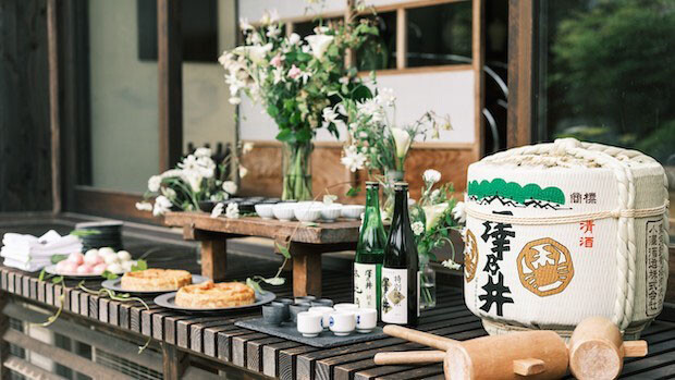 小菅村に伝わる食文化を、現代風に解釈した祝膳と婚礼の料理