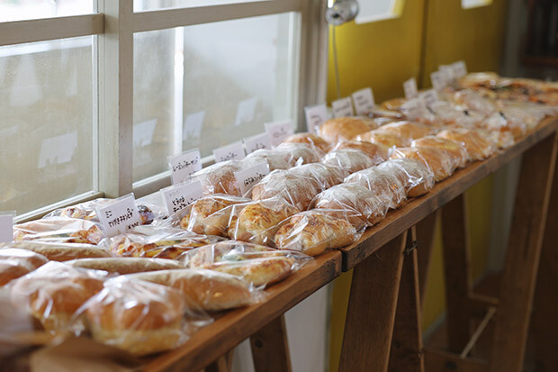 もっちり、しっとりとした食感のパンが人気の〈GRAND AVENIR〉。