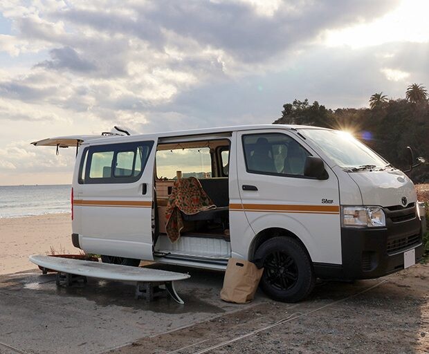 独自開発したキャンピングカー「SAny.VAN（サニーバン）」