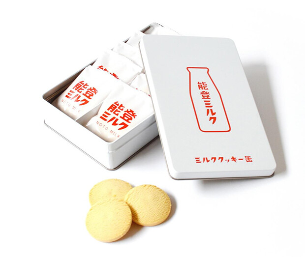 能登ミルククッキー缶
