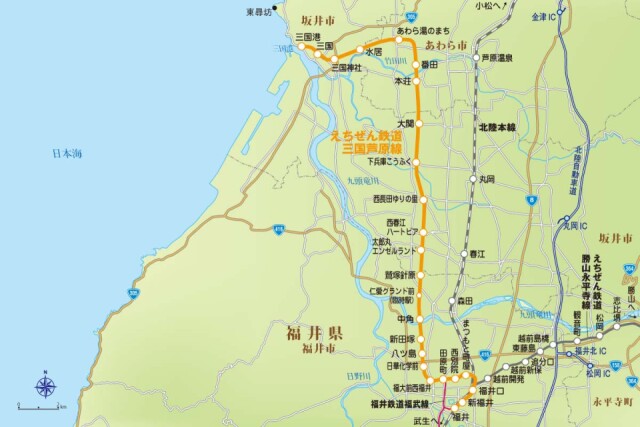 えちぜん鉄道 三国芦原線 10の魅力発見の旅 コラム 緑のgoo