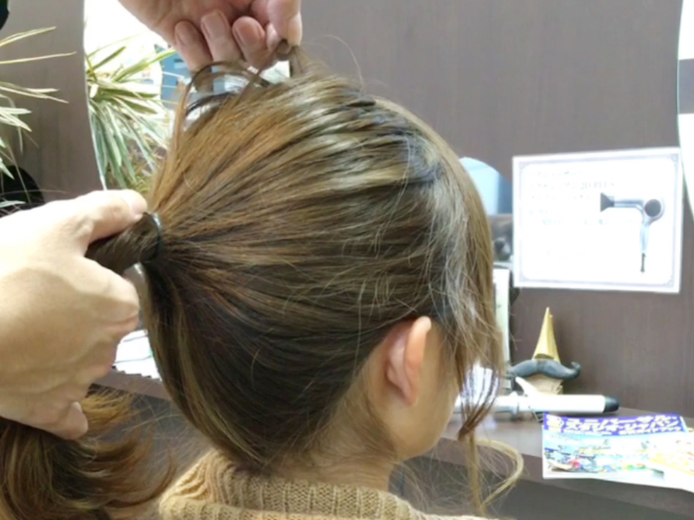 こなれシンプルポニーテールのアレンジレシピ