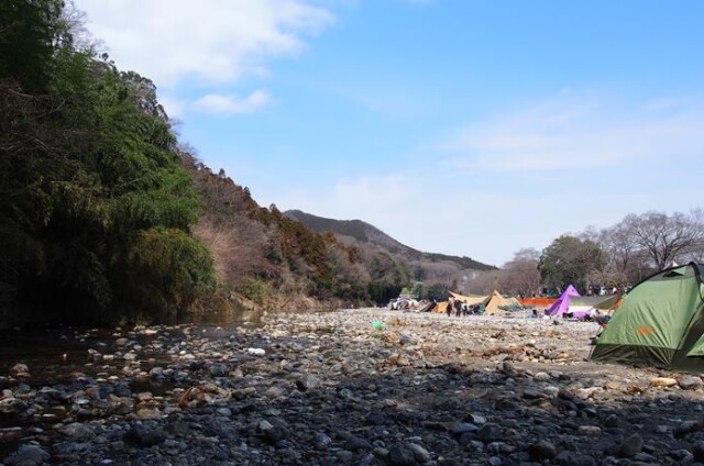 巾着田 キャンプ場