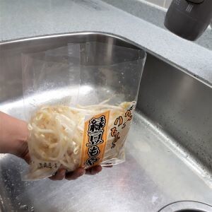 ザル不要 これならラクちん もやし の洗い方 コラム 緑のgoo