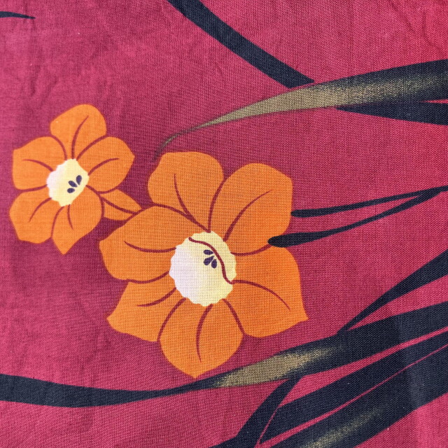 水仙文　夏にスイセンは、冬の植物を描くことで涼を呼ぶとされています。
