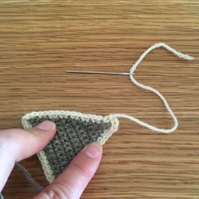 1目を作る糸の始末