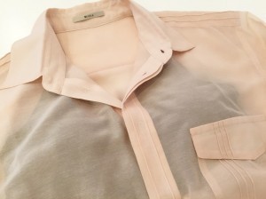 Silk Overシャツ/ミシュケ