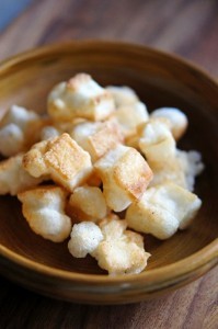 お餅アレンジレシピ3つ　(3)ココナッツおかき