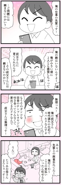 ご両親には頼まないのかい？