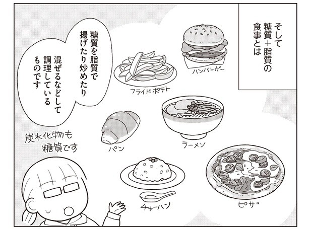 糖質＋脂質の食事とは