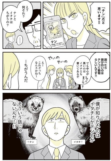 テンとイタチはちがうの？