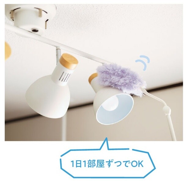 1日1部屋ずつでOK
