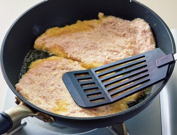 揚げ焼きにする