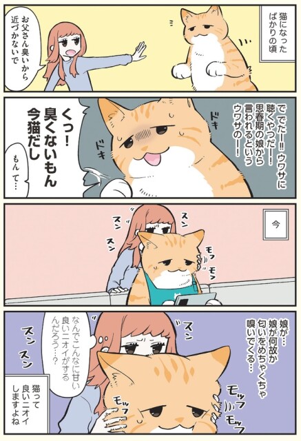 お父さん臭いから近づかないで