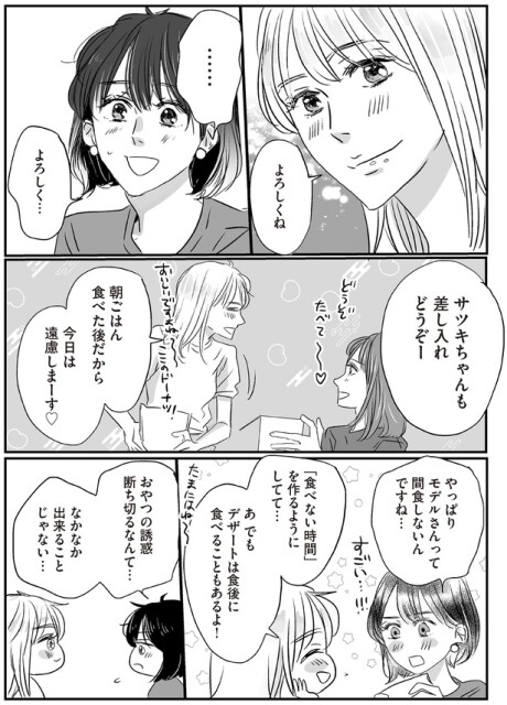 やっぱりモデルさんって間食しないんですね…