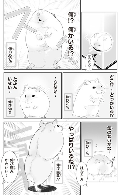 伸び縮みかわいい～