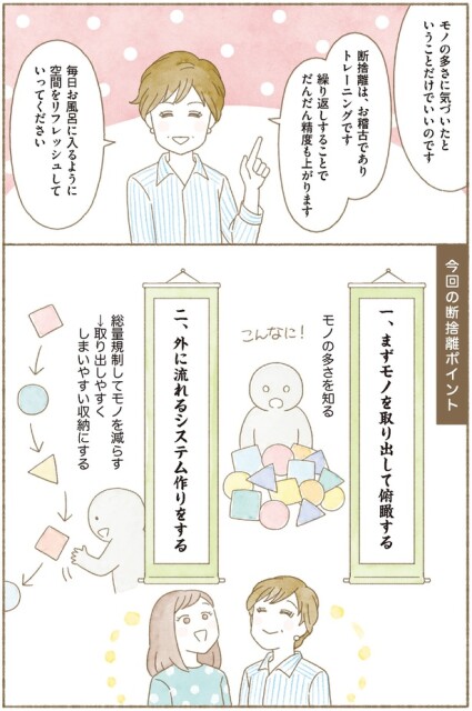  『「うち“断捨離”しました！」公式BOOK マンガでわかる今どきの断捨離』より