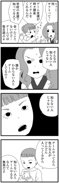 誰か分からない人とゲームしてるの？