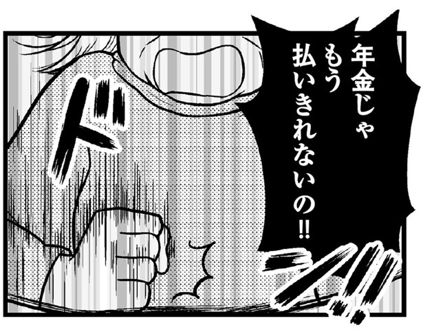 年金じゃもう払いきれないの！！