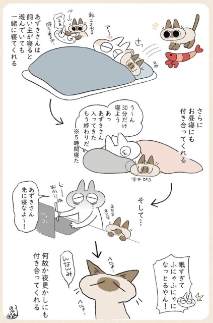 夜更かしにも付き合ってくれる