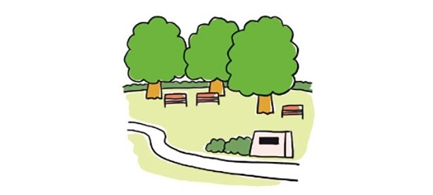 開運スポット▷手入れされた公園