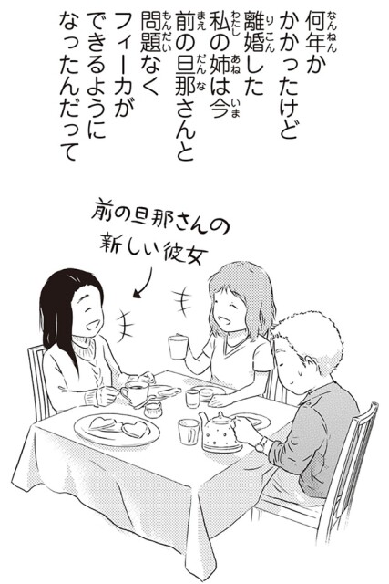 前の旦那さんの新しい彼女とも