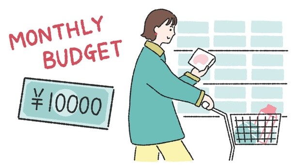2．次に食費、日用品費などの流動費＝毎月変動する支出をチェック（▶︎次へ）