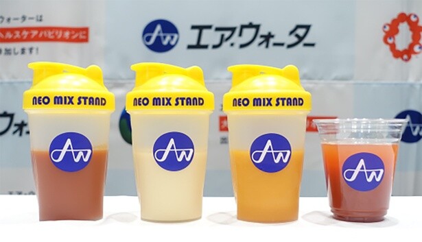 sub6エア・ウォーターが提供する「ミライのミックスドリンク」