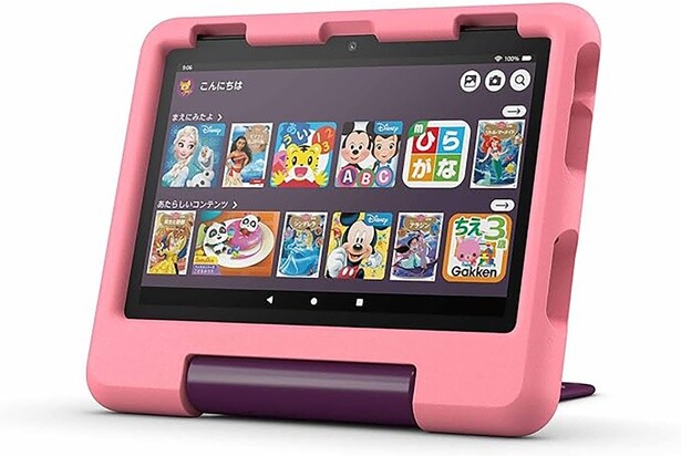 New Amazon Fire HD 8 キッズモデル (8インチ) ディズニープリンセス :3GB RAM (2024年発売)